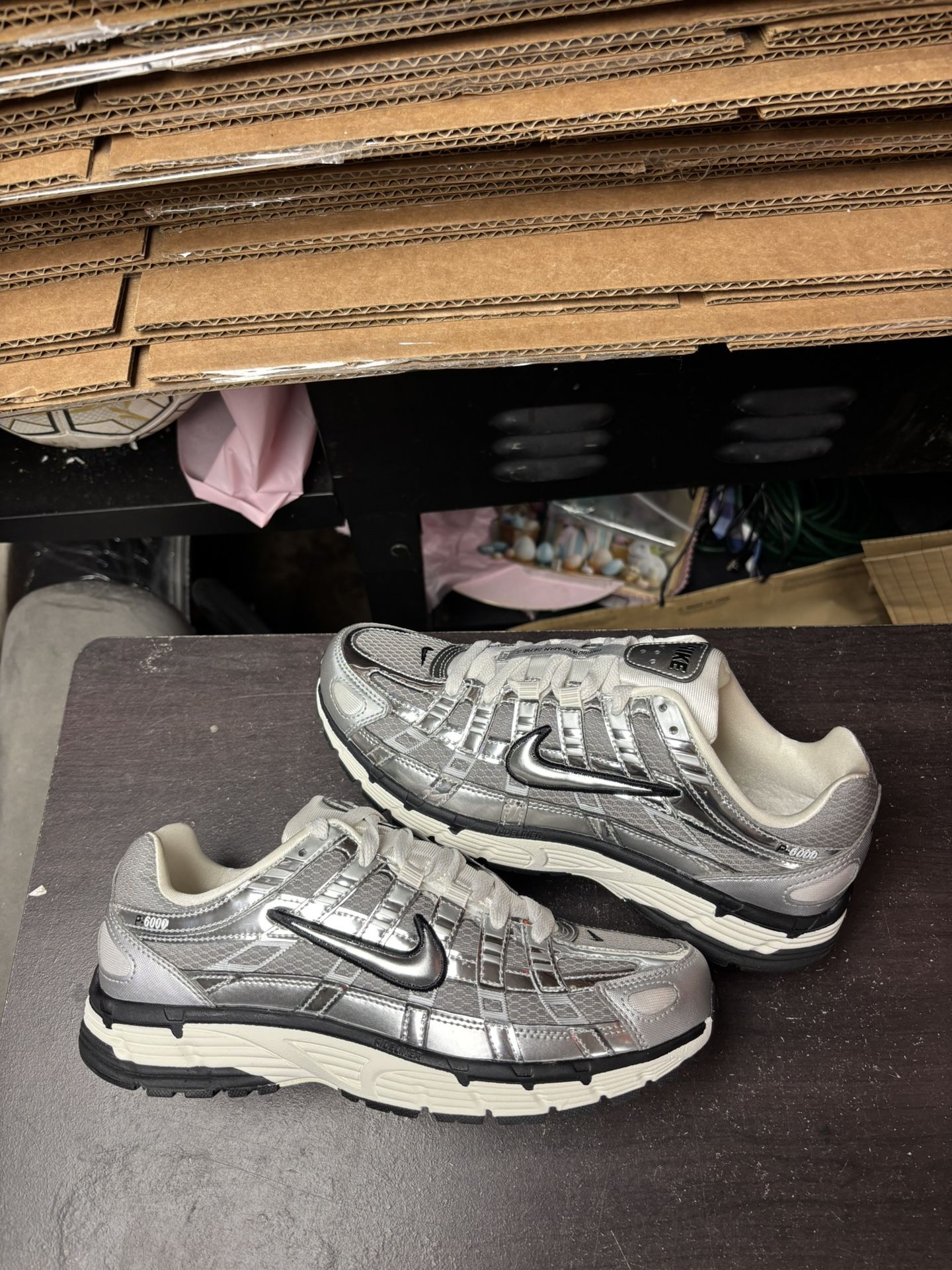 Nike P-6000 Metallic Sliver