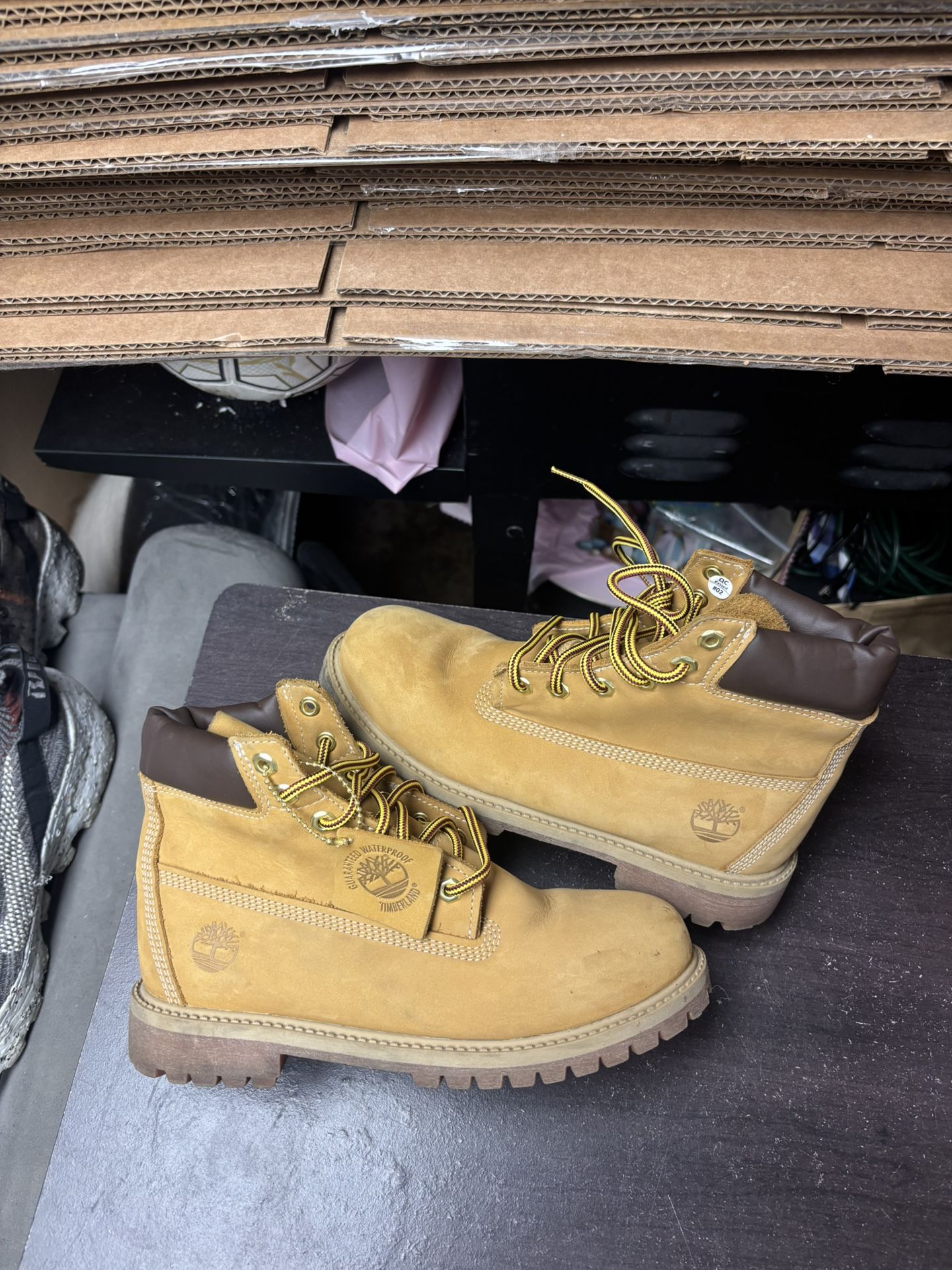 Biege Timberland Boots