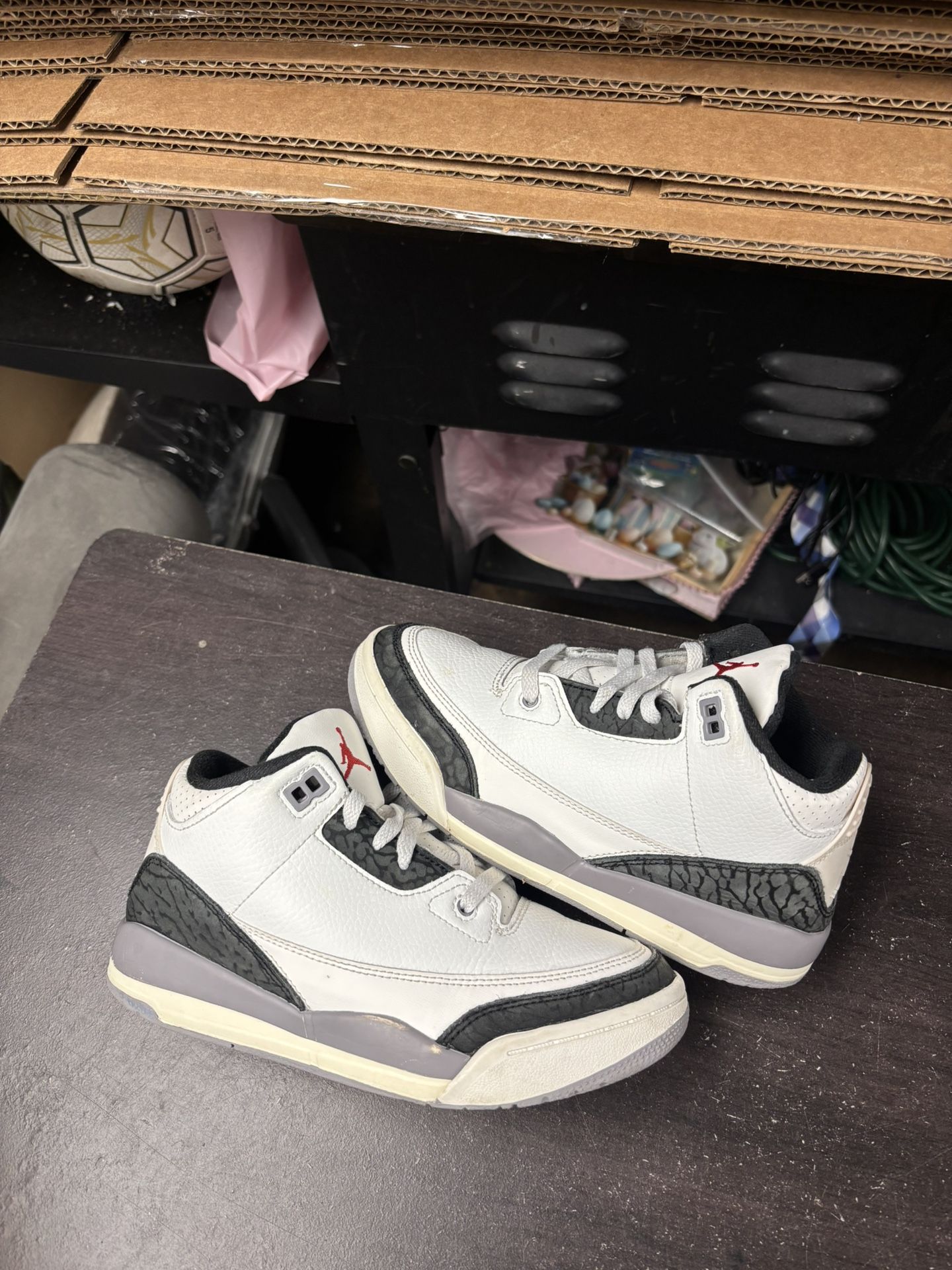 Air Jordan 3 Grey Cement GS