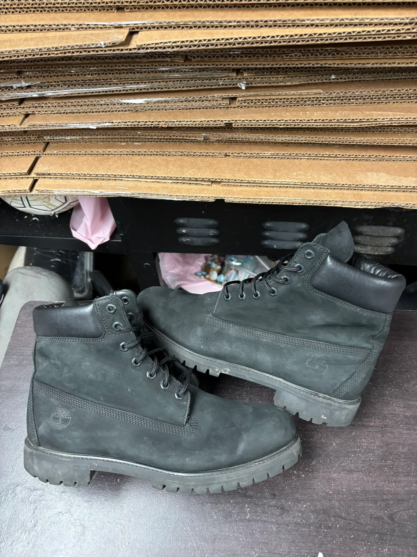 All Black Timberland Boots thumbnail