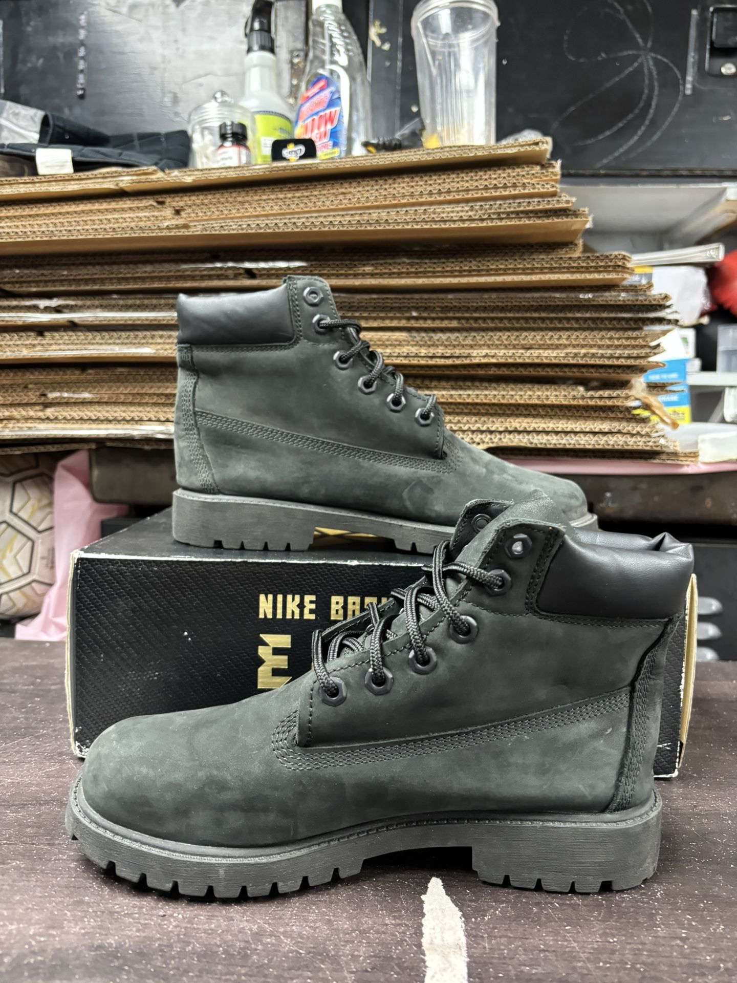 All Black Timberland Boots - photo 5