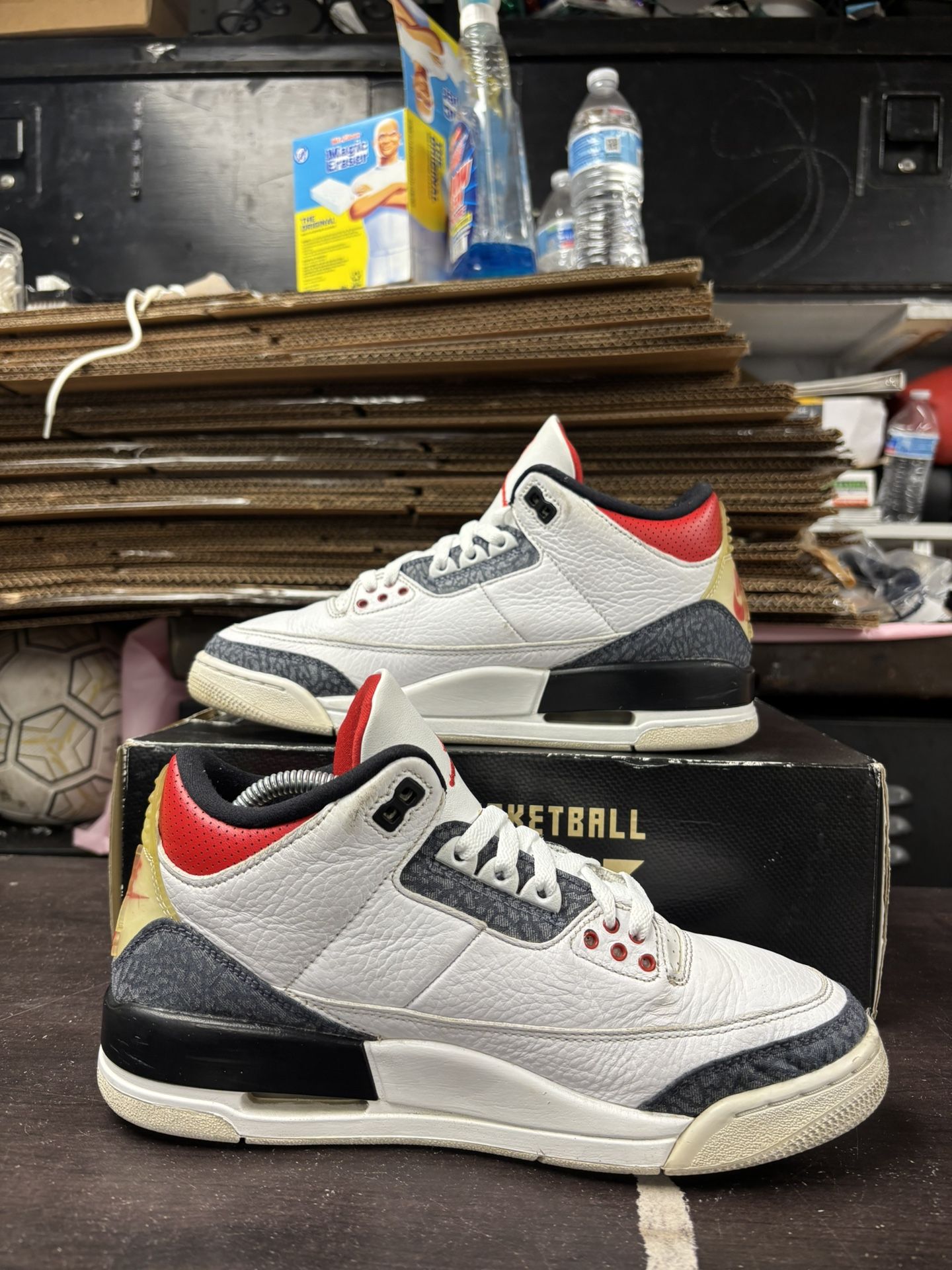 Air Jordan 3 SE Red Fire Denim 2020 - photo 5