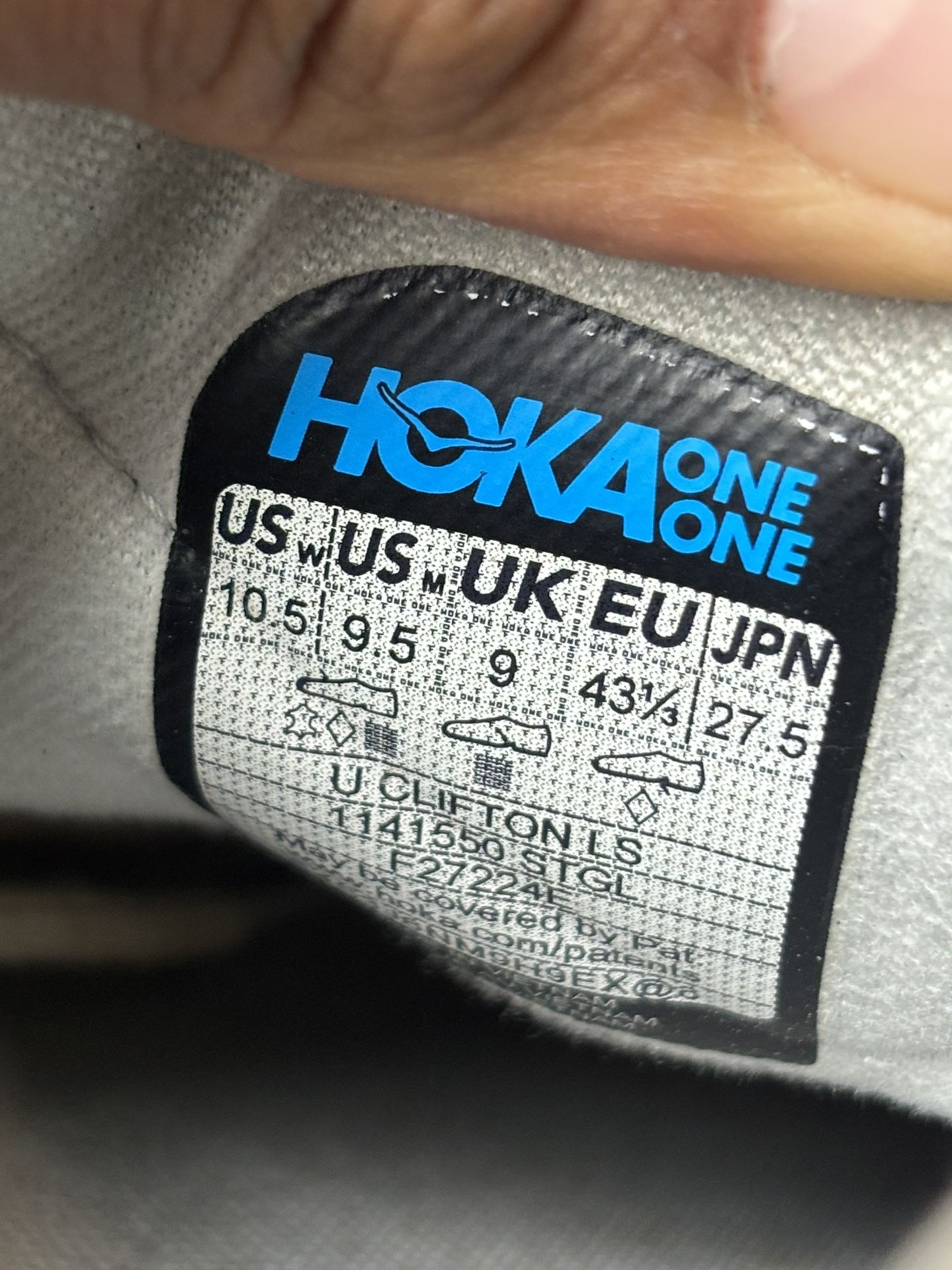 Hoka One One Clifton LS Galactic Grey - photo 5