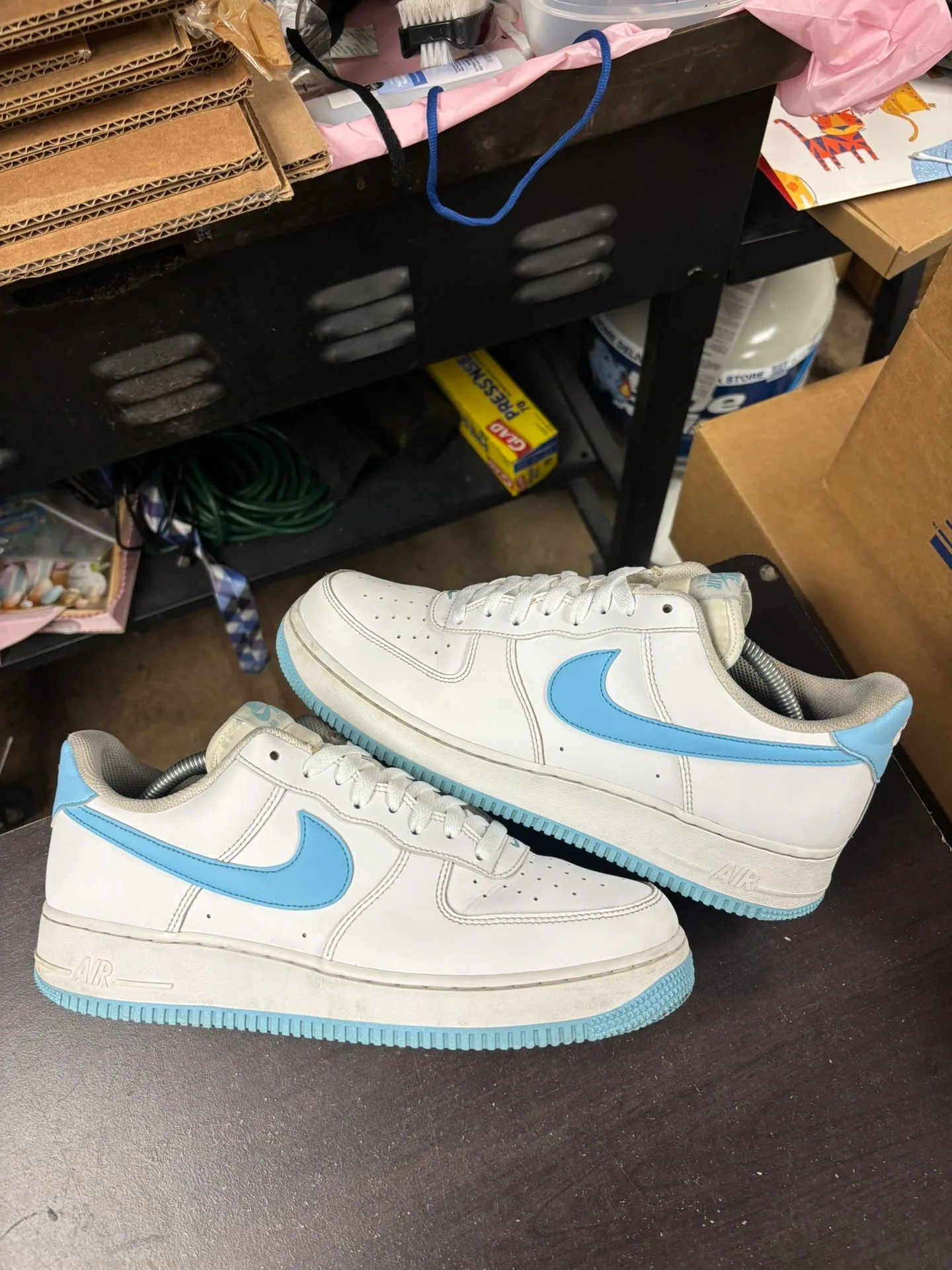 Air Force 1 Low White Aquarius Blue thumbnail