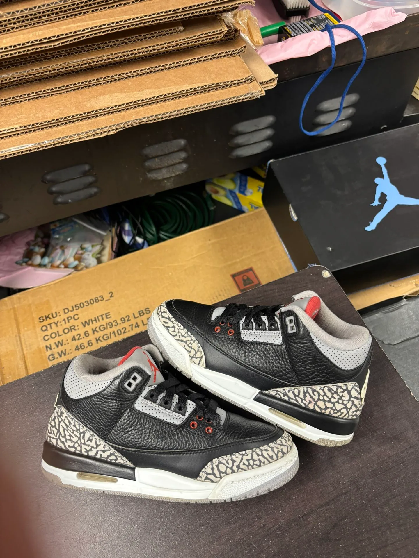 Air Jordan 3 Black Cement thumbnail