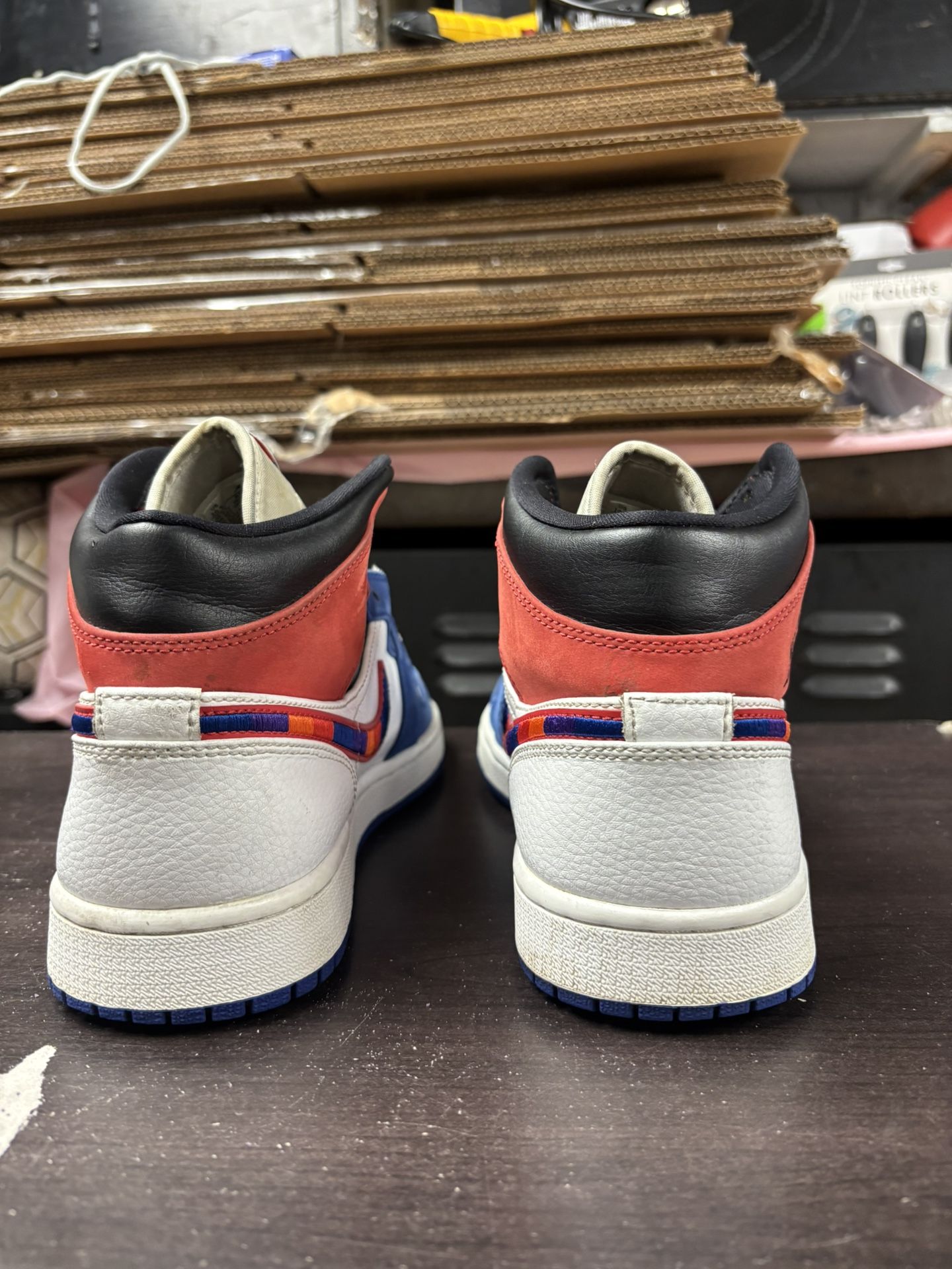 Air Jordan 1 Mid Multi Color Swoosh - photo 4