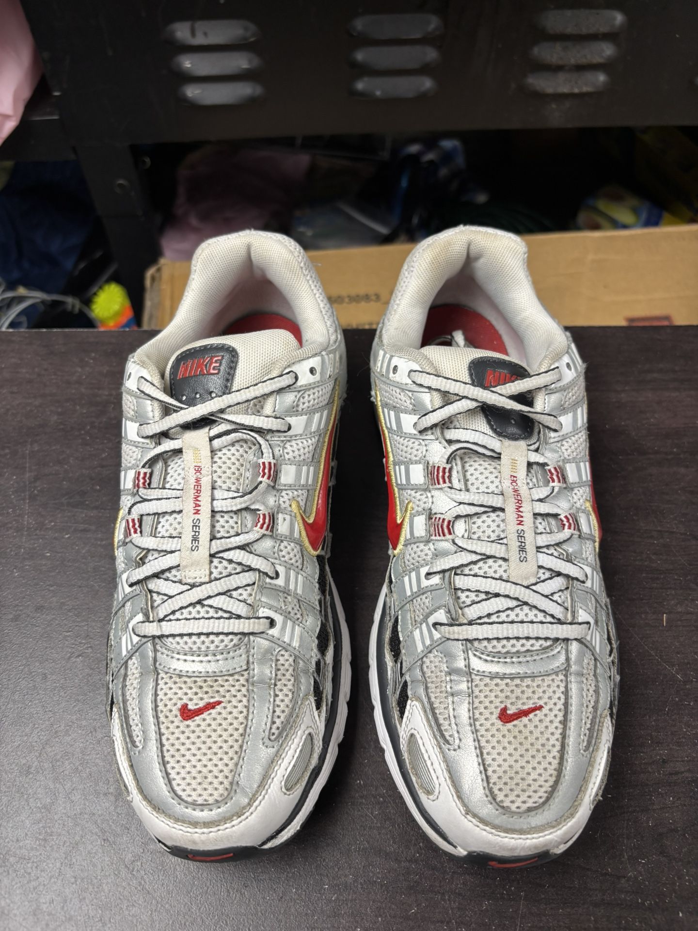 Nike P-6000 White Gold Red - photo 2