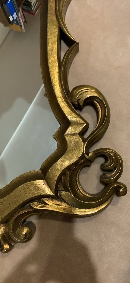 Antique Gold Wood Mirror - photo 4