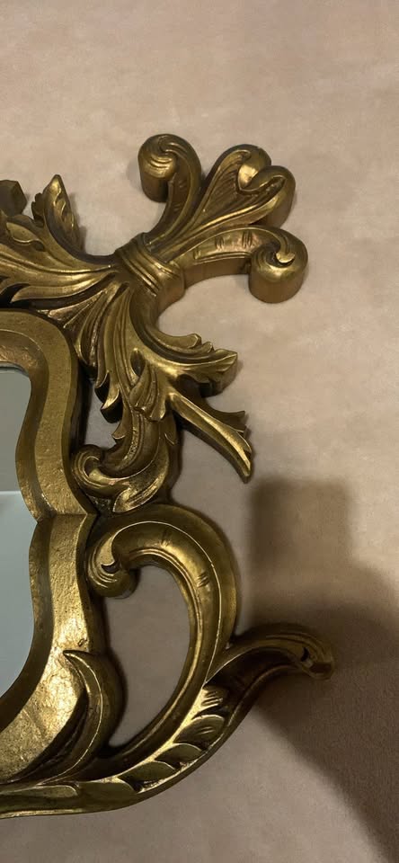 Antique Gold Wood Mirror - photo 5