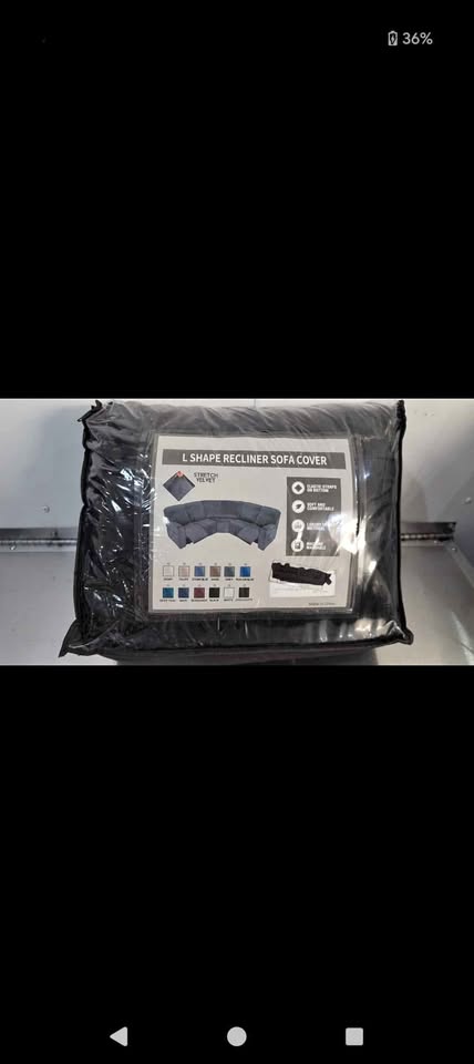 L shape recliner couch cover