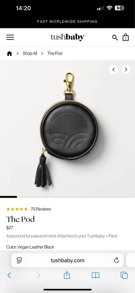 Gently used tush baby strapless baby hip seat image indicator(8)