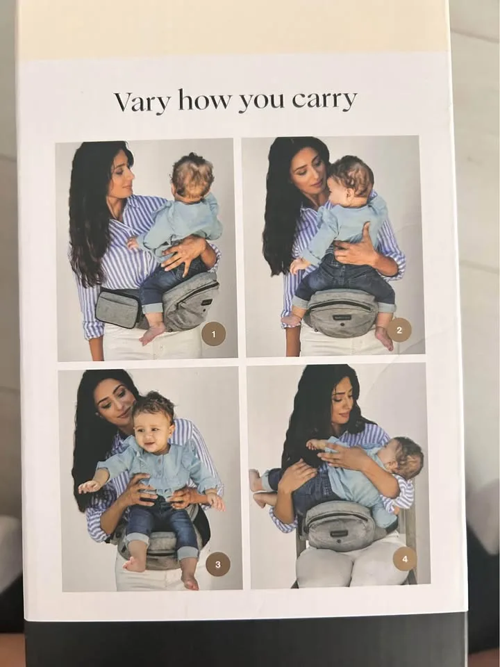 Gently used tush baby strapless baby hip seat image indicator(9)