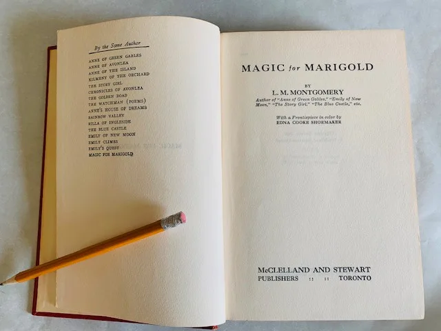Magic for Marigold by L M Montgomery