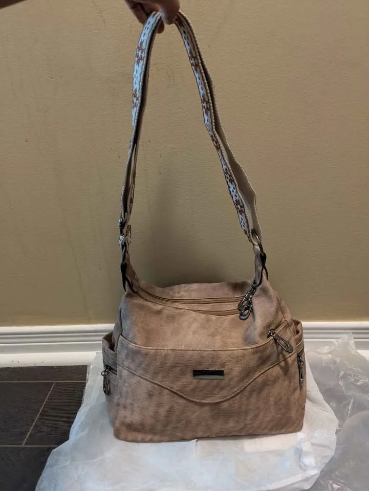 Brand new large capacity vintage bohemian women hand bag image indicator(4)