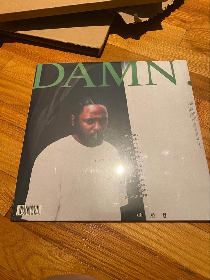 NEW Kendrick Lamar DAMN Vinyl Record (2LP BLACK) - photo 2