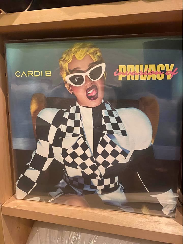 Cardi B Invasion of Privacy Vinyl Record 2LP