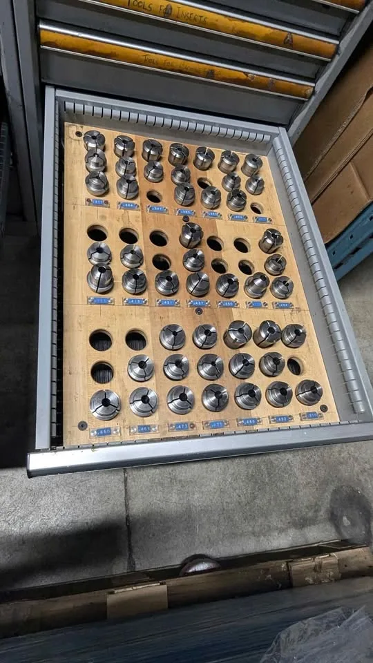 collets, 194 pcs, Hardinge in Tool cabinet image indicator(4)