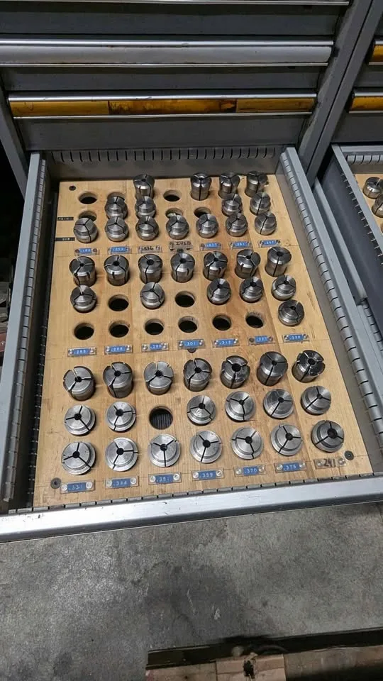collets, 194 pcs, Hardinge in Tool cabinet image indicator(5)
