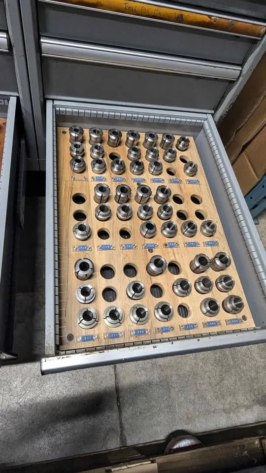 collets, 194 pcs, Hardinge in Tool cabinet image indicator(7)