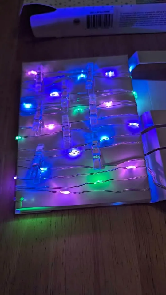 Multicolor mini clip string lights, Scarborough image indicator(2)