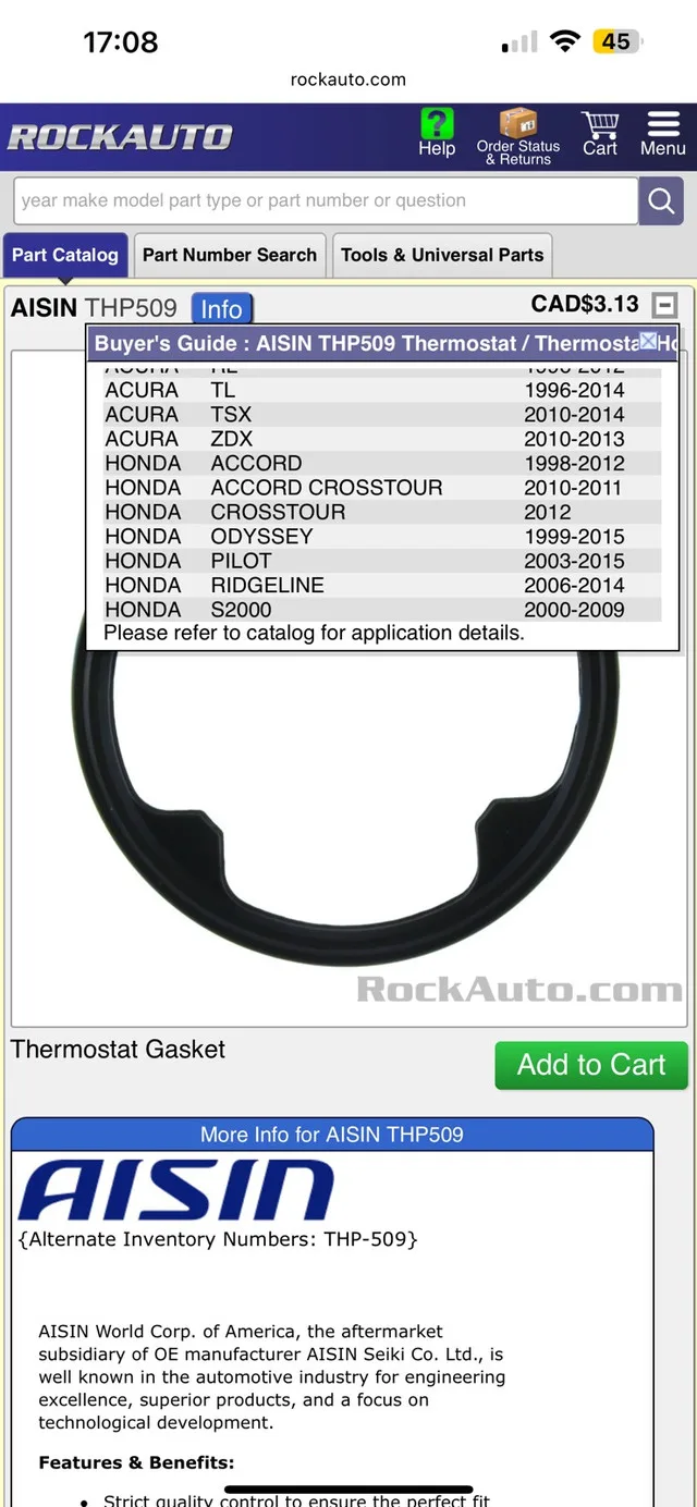 Honda/ Acura parts - $20 image indicator(9)