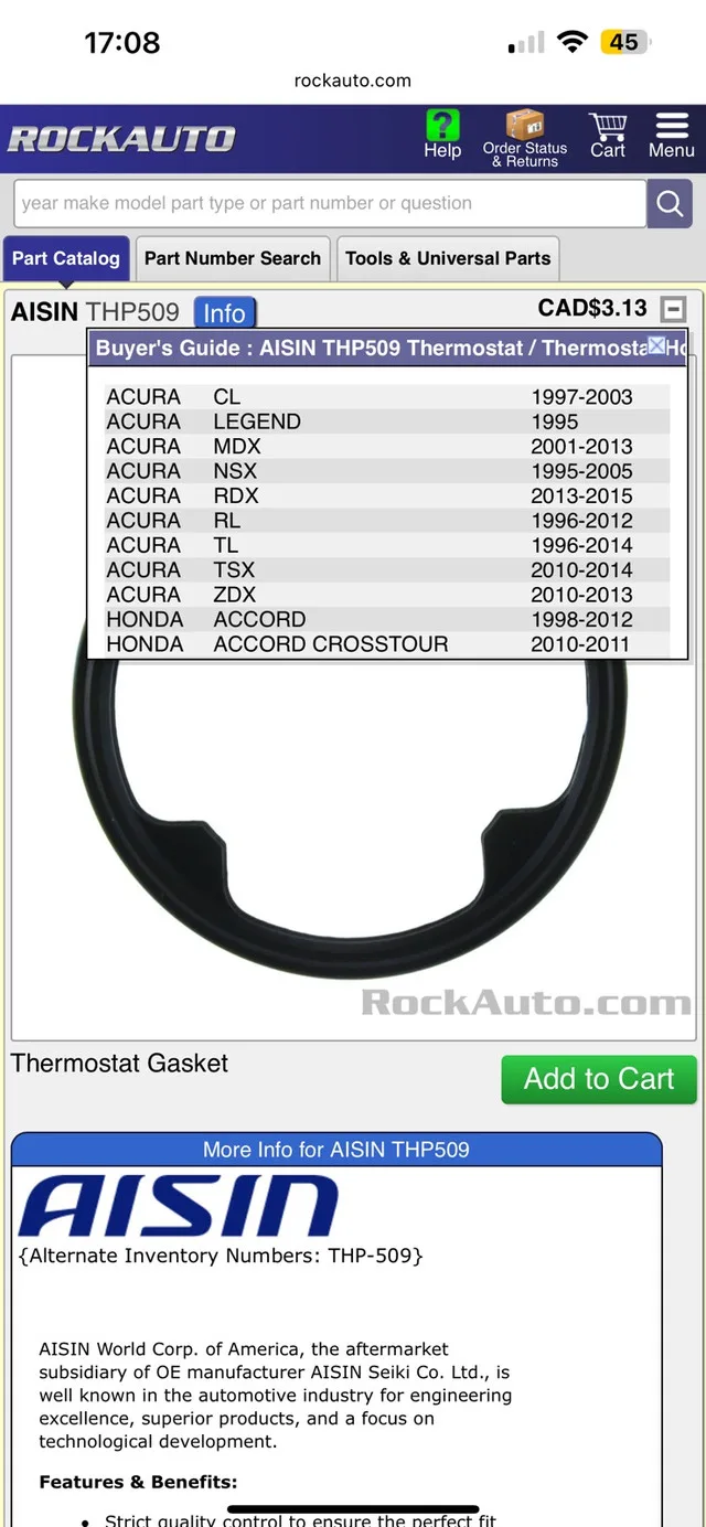 Honda/ Acura parts - $20 image indicator(10)