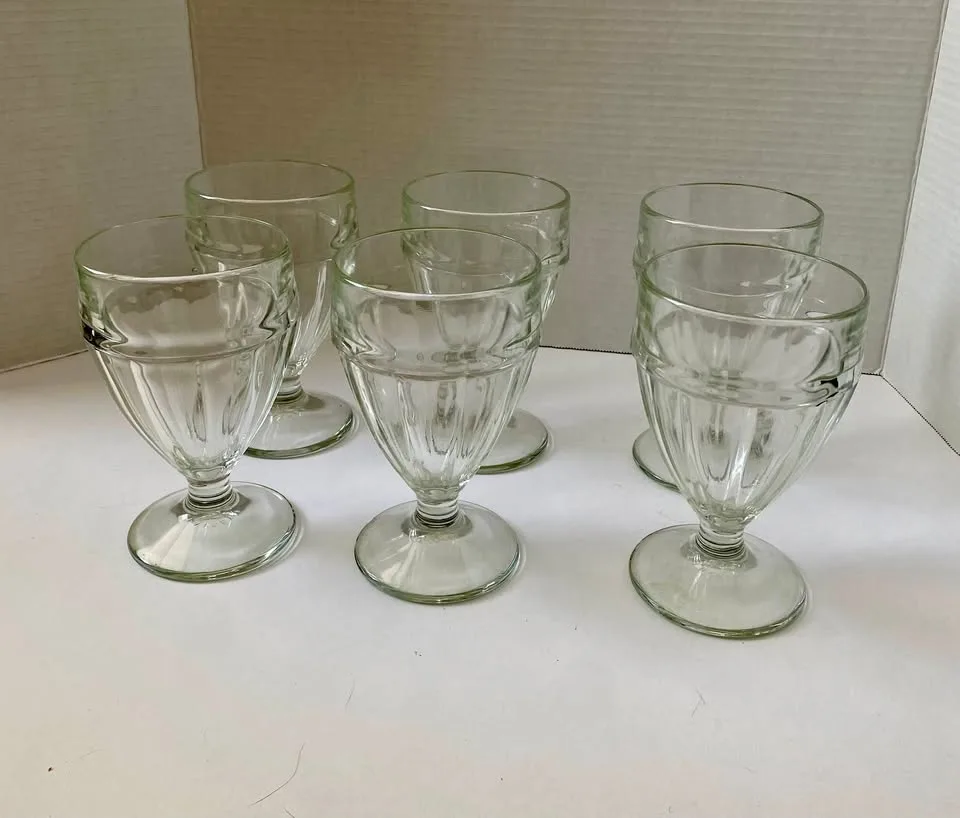 Glassware, 6 glasses, dinnerware, cocktail party glasses thumbnail