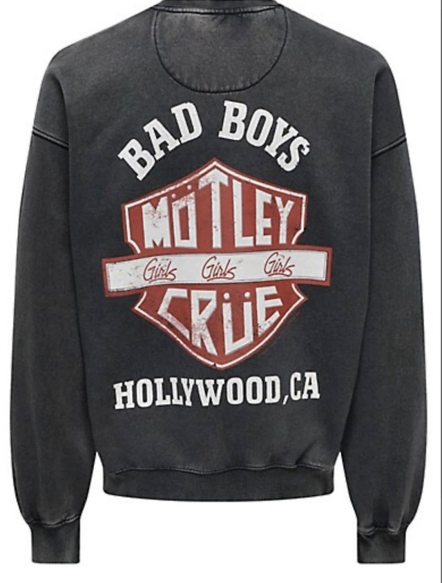 Motley Crue Girls Girls Girls Crewneck Sweatshirt Large - photo 3