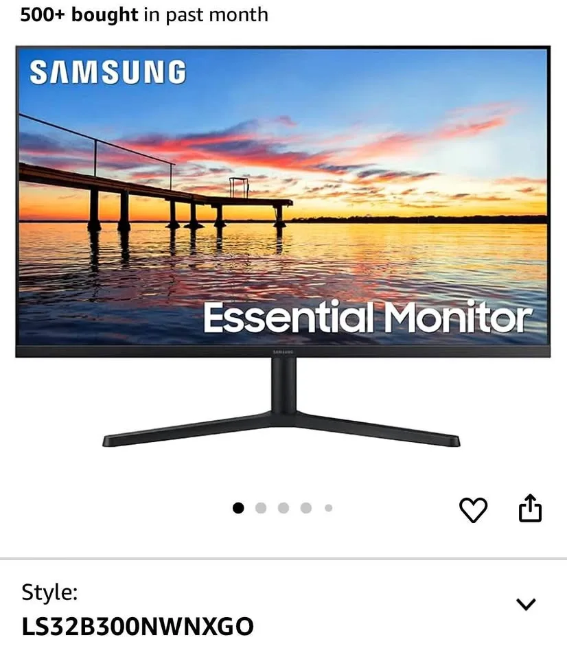 Samsung 32” FHD 75Hz LED FreeSync Monitor - Black thumbnail