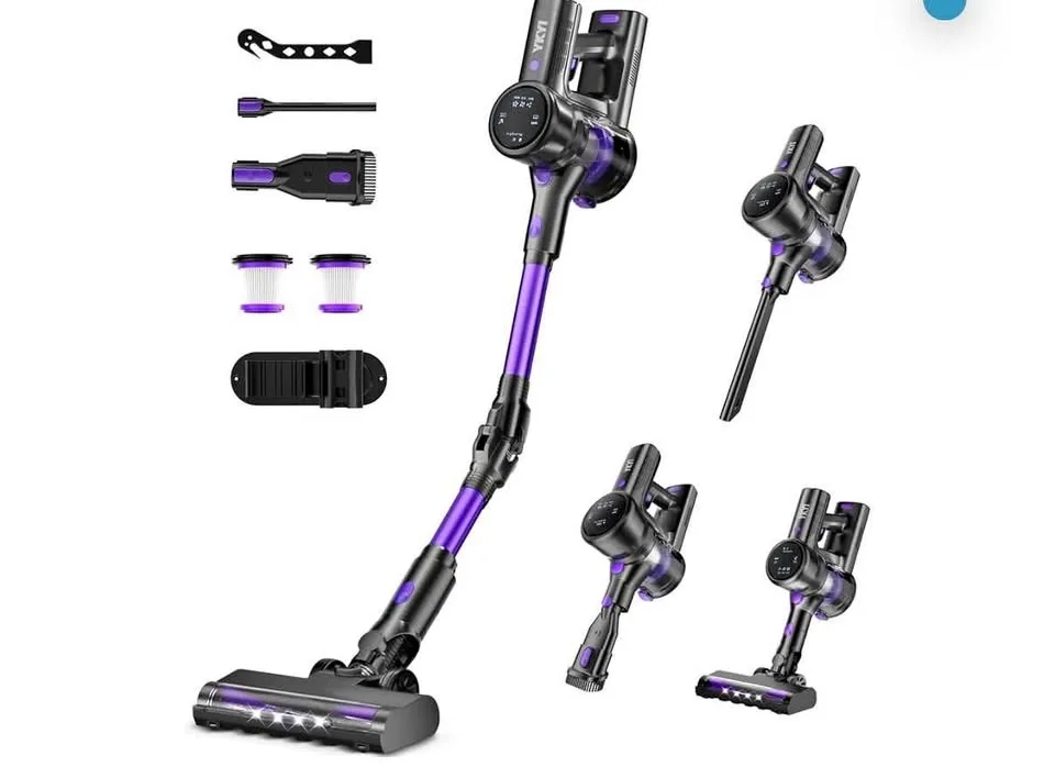 Cordless Vacuum Cleaner – Powerful 450W Stick Vacuum thumbnail