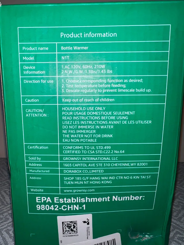 GROWNSY 8-in-1 Fast Baby Bottle Warmer image indicator(4)