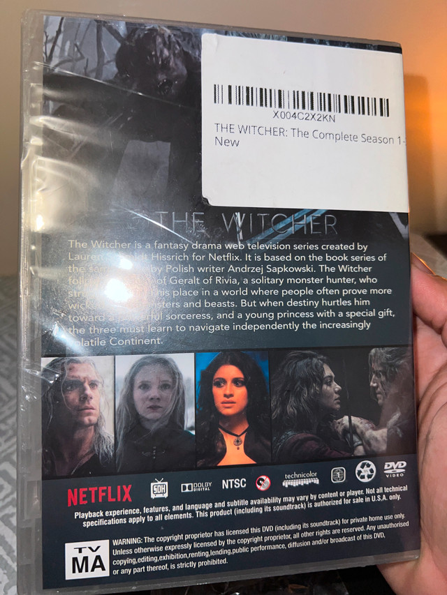 The Witcher: The Complete season 1-3 (DVD, 2024, 9-Disc Set) - photo 3
