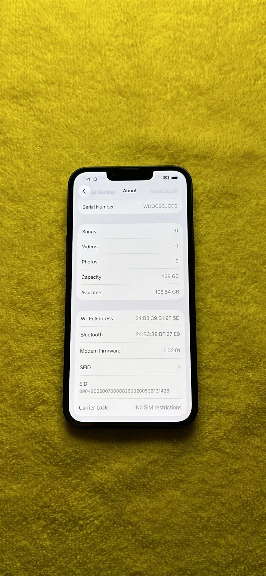 iPhone 13 128gb Unlocked - 100% 🔋 Health image indicator(4)