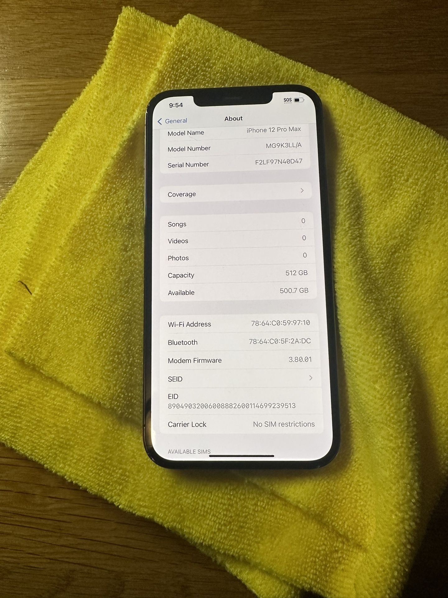 iPhone 12 Pro Max 512gb UNLOCKED - photo 3
