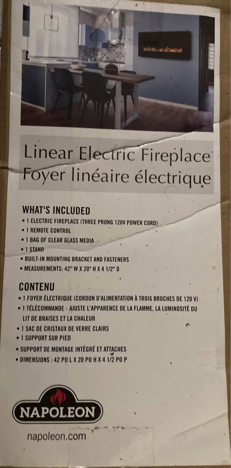 Napoleon Linear Electric Fireplace - photo 5