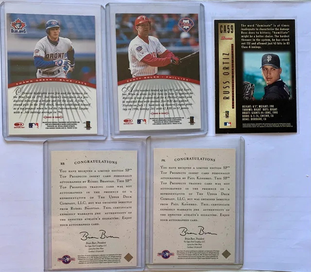 5 MLB Autographed Cards image indicator(2)