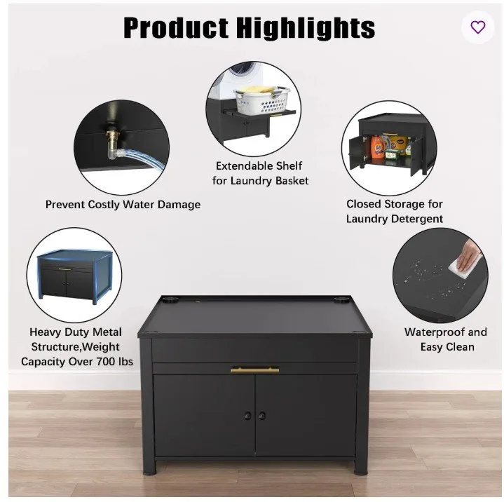 GDF Washer & Dryer Pedestal, 29" Universal Fit image indicator(2)