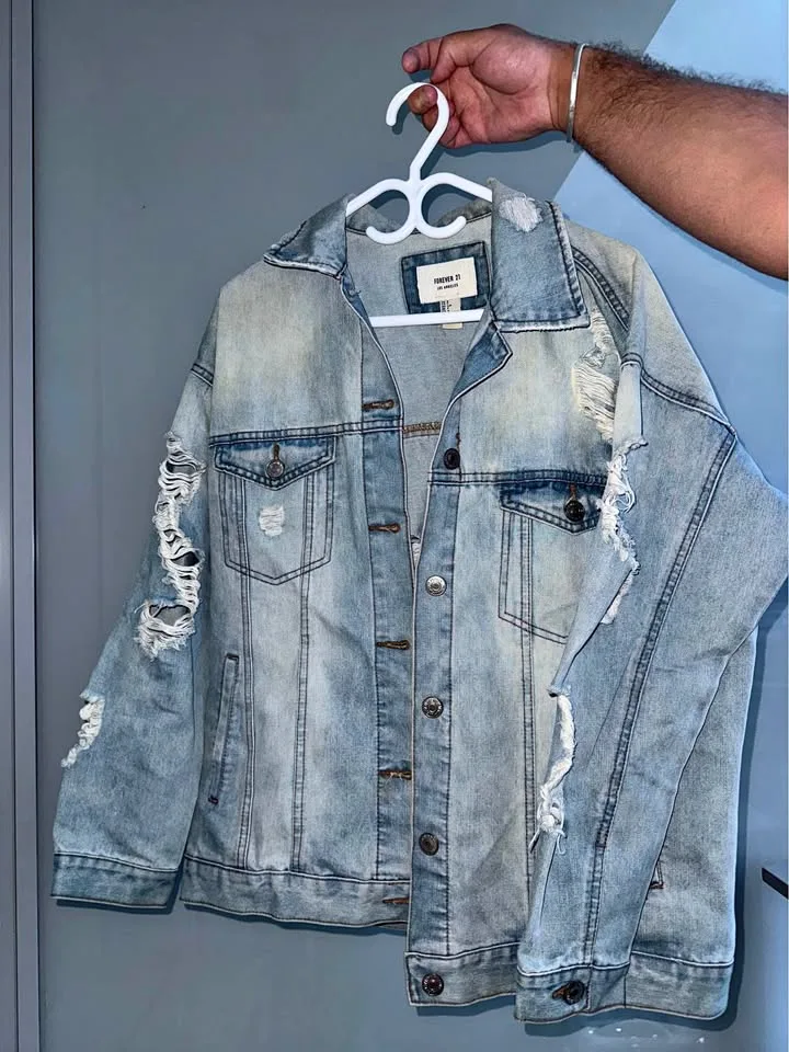 GREAT OFFER Oversized Denim Jacket thumbnail