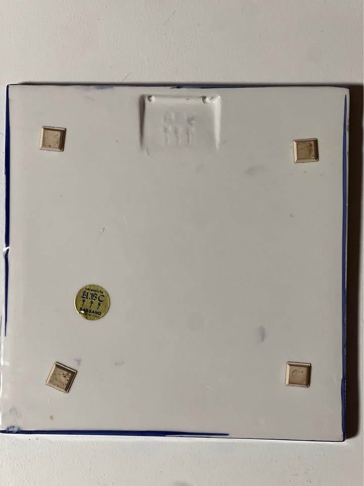 Vintage ABC Bassano Tile Trivet - photo 2