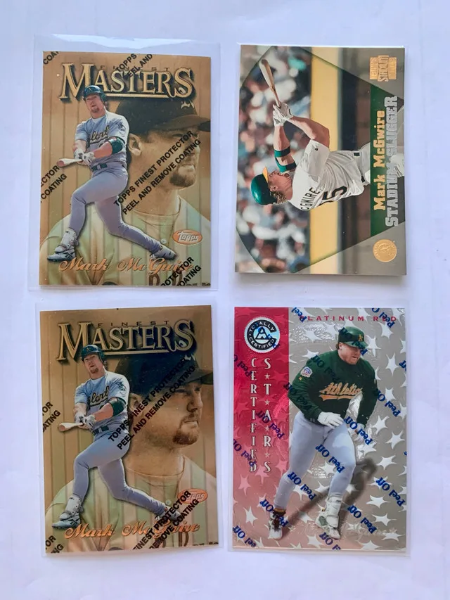 18 Mark McGwire MLB Cards + Stack of FREE Cards image indicator(3)