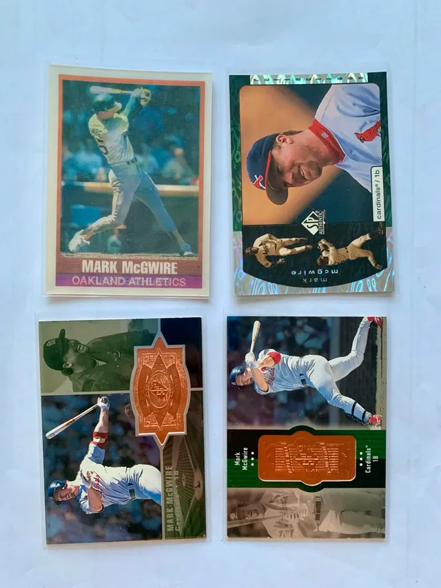 18 Mark McGwire MLB Cards + Stack of FREE Cards image indicator(4)