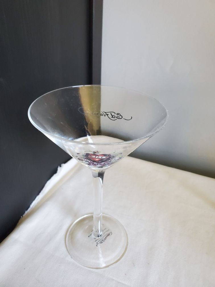 Ed Hardy glass martini set - photo 3