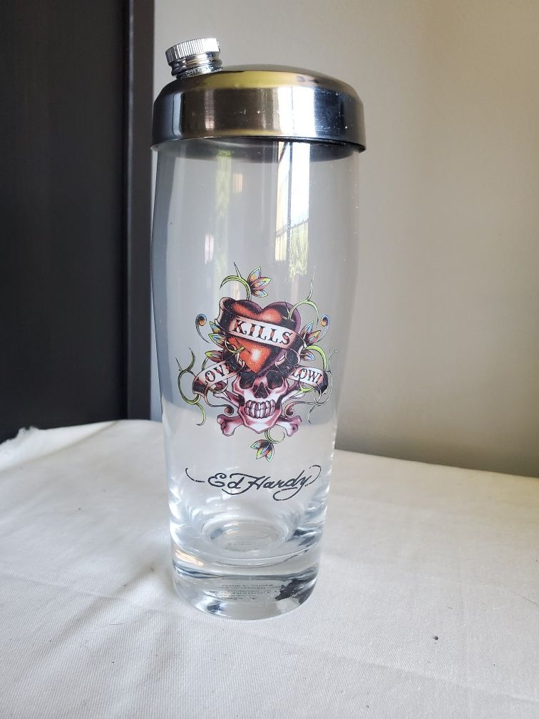Ed Hardy glass martini set - photo 5