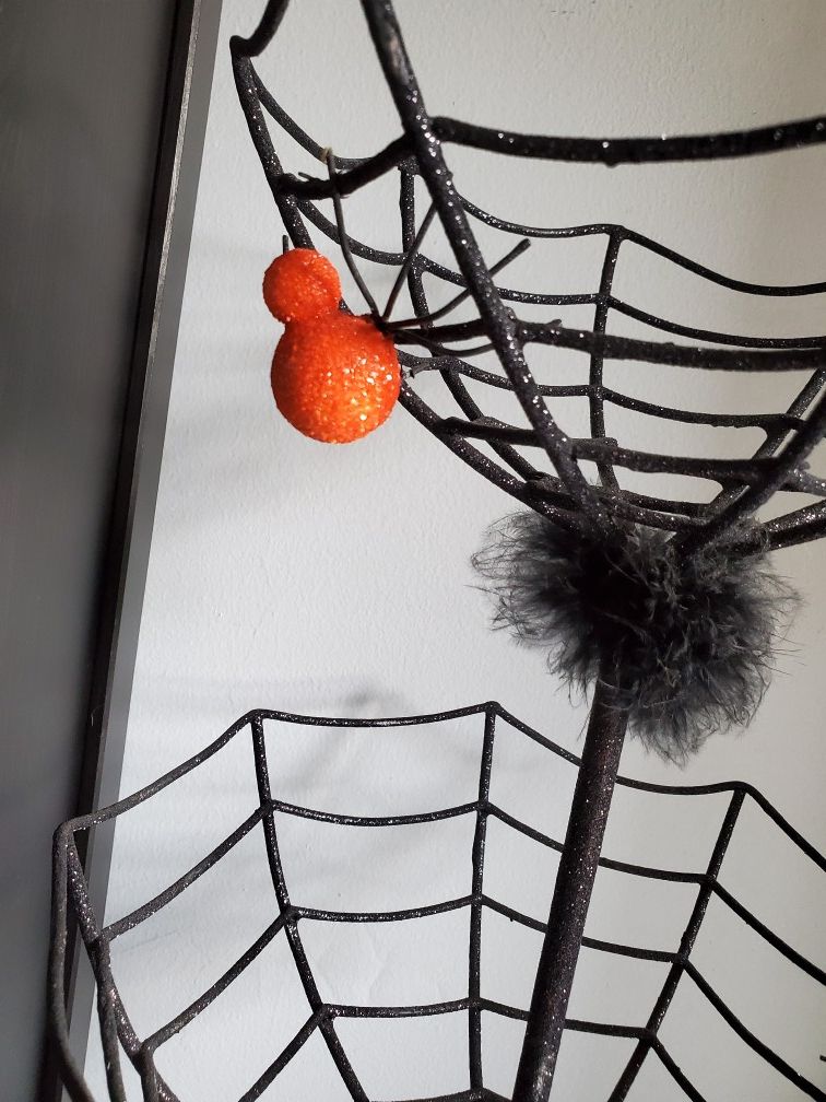 Cobweb Halloween candy holder - photo 2