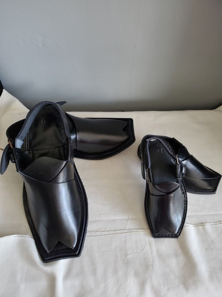 Leather men's and boys sandals