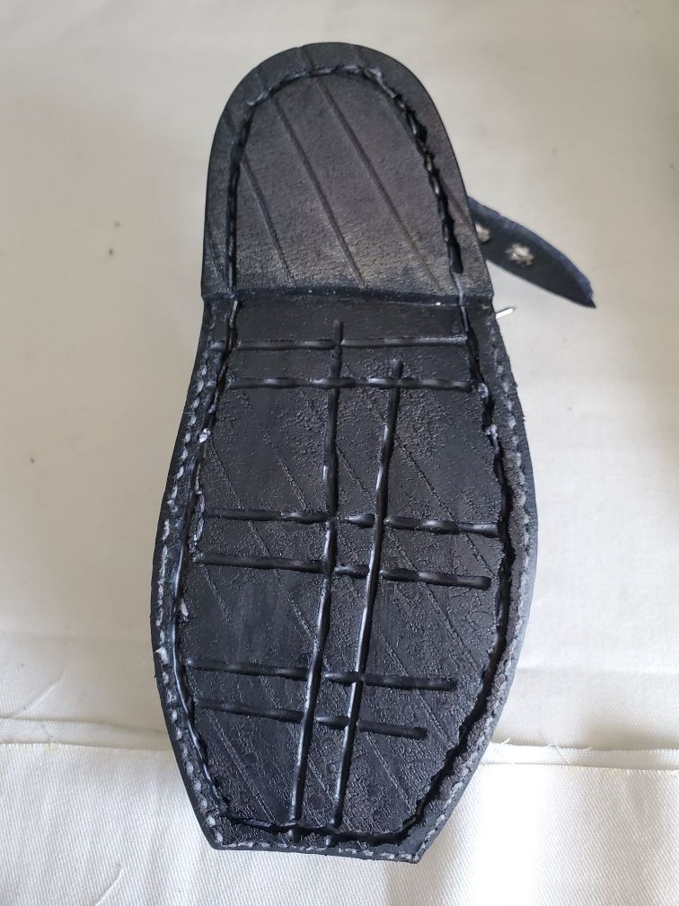 Leather men's and boys sandals - photo 4