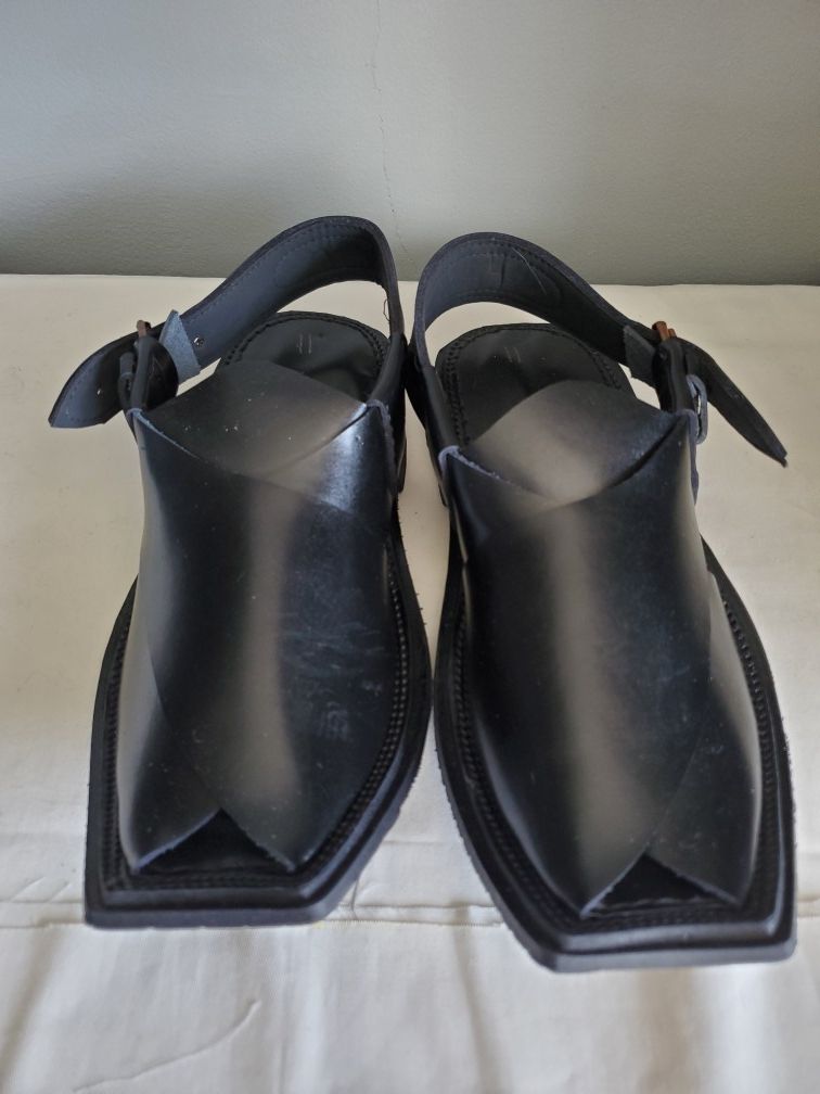 Leather men's and boys sandals - photo 5