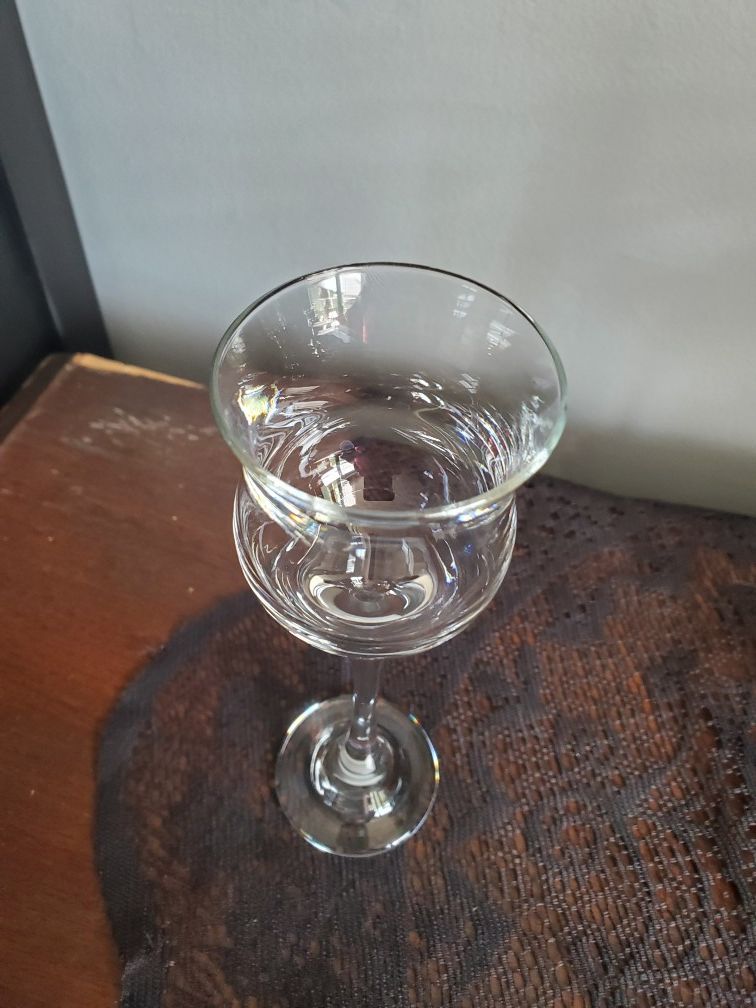 Set of 4 glass candle holders - photo 3