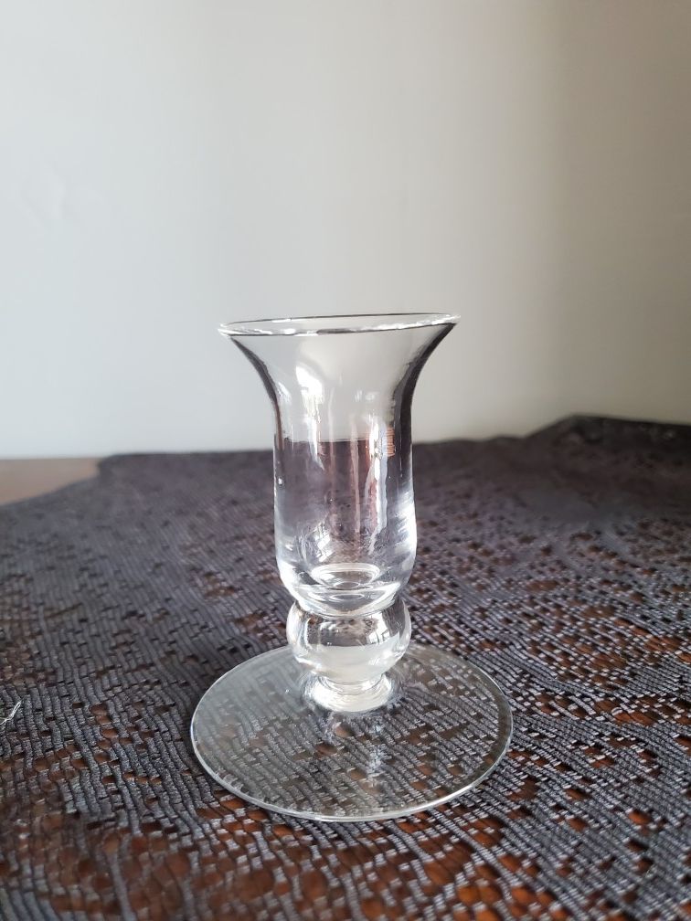Set of 2 glass candle holders - photo 2