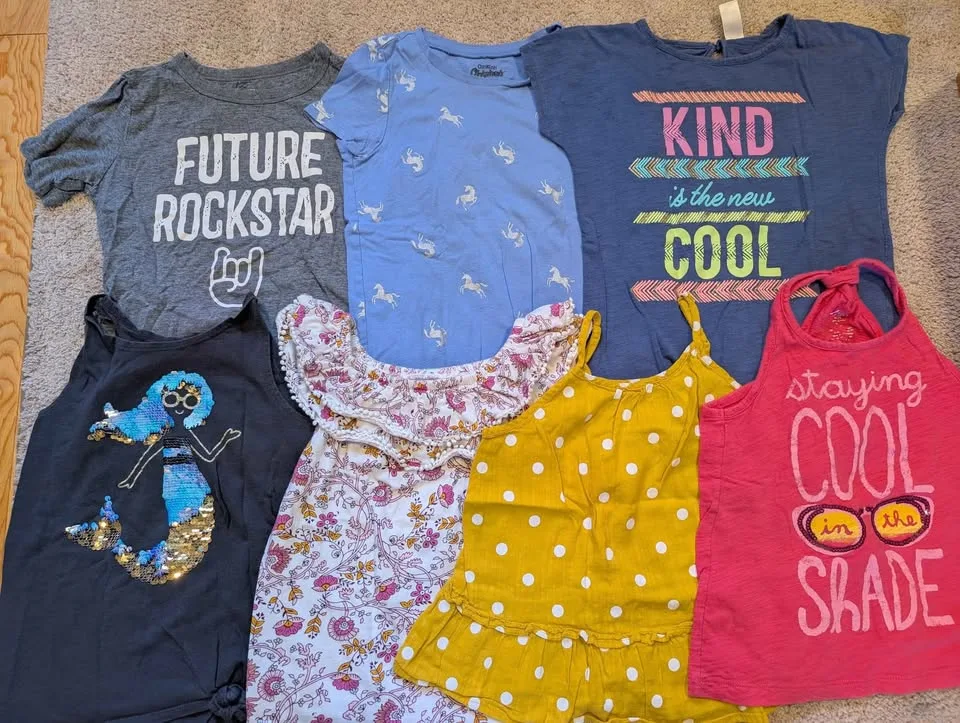 Girls size 6 / 7 clothing lot image indicator(6)